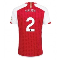 Arsenal William Saliba #2 Hemmatröja 2023-24 Kortärmad